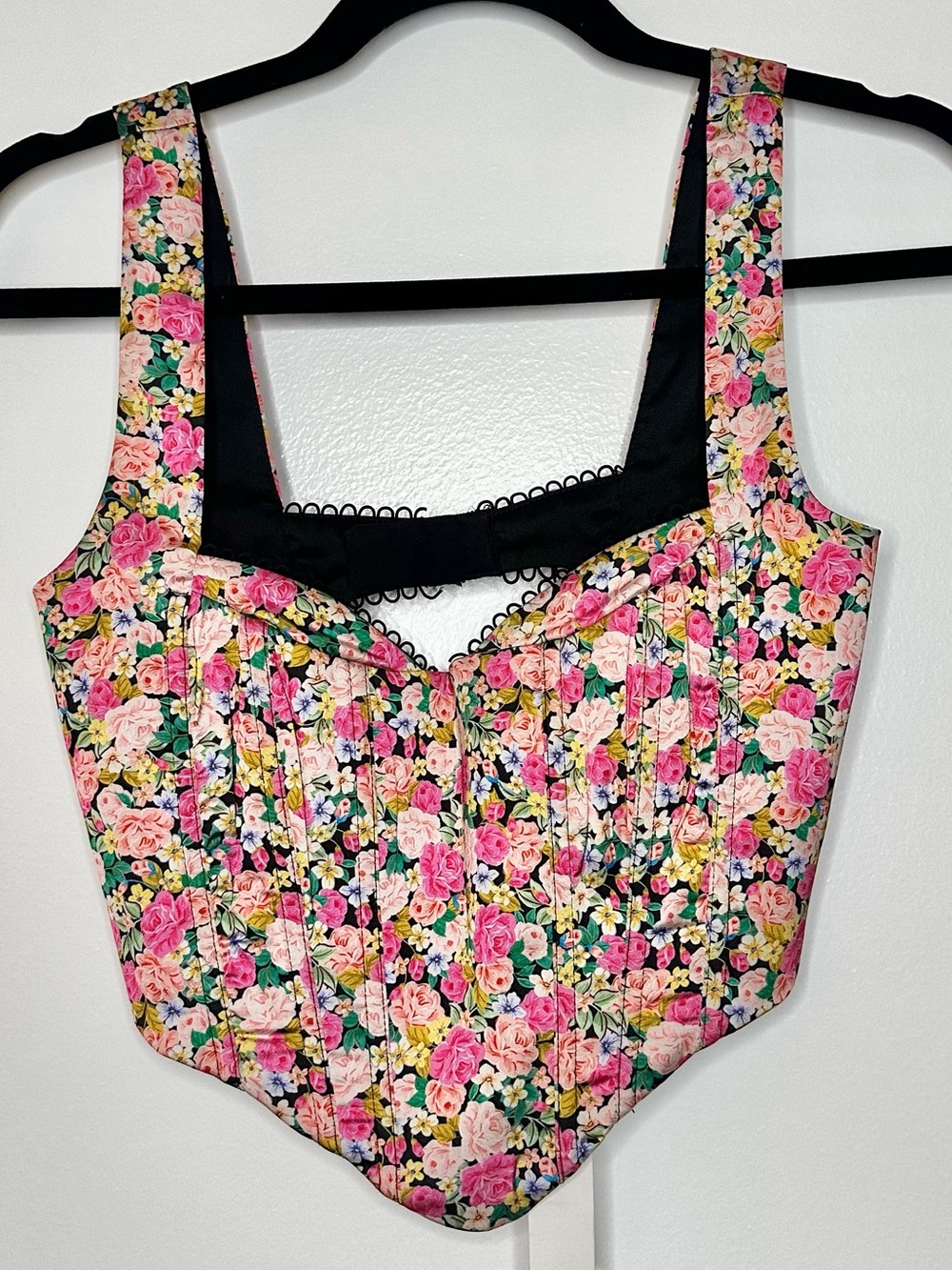 NWT For Love and Lemons Floral Corset Bustier Size XS